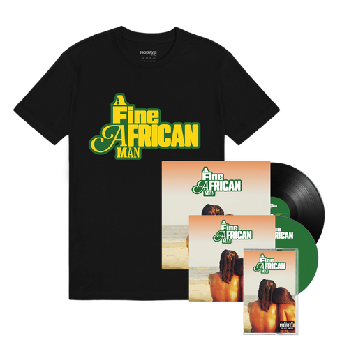 A Fine African Man Logo Tee + Vinyl + CD + Cassette