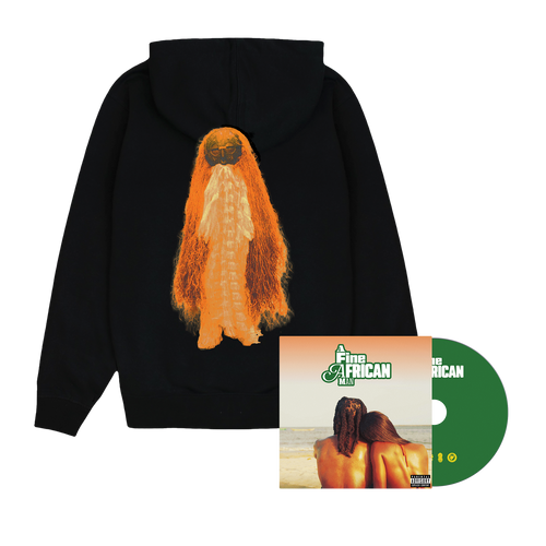 A Fine African Man Mask Hoodie + CD