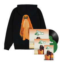 Load image into Gallery viewer, A Fine African Man Mask Hoodie + Vinyl + CD + Cassette