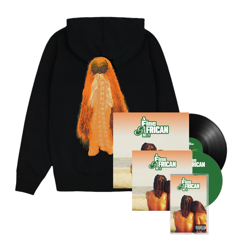 A Fine African Man Mask Hoodie + Vinyl + CD + Cassette